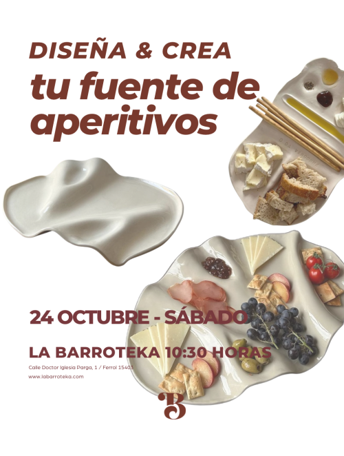 Diseña y crea tu fuente de aperitivos
